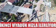  Derince’deki ikinci viyadüğün tabliyeleri konuluyor