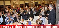 Ellibeş iftarını engellilerle açtı