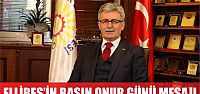 Ellibeş'in basın onur günü mesajı