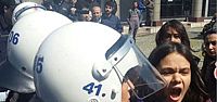 Ensar Vakfı protestosuna polis müdahalesi!