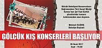 Gölcük kış konserleri başlıyor