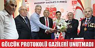 Gölcük protokolü gazileri ziyaret etti