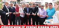  Gürsu’nun iş yerini Başkan Baran açtı