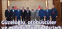 Güzeloğlu; Minibüscüler ve otobüscüler Odası'nı ağırladı