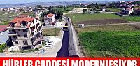 Hürler Caddesi modern hale getiriliyor