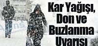 Kar yağışı, don, buzlanma