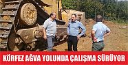  Körfez-Ağva yolunda çalışmalar sürüyor