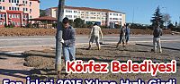 Körfez Belediyesi Fen İşleri 2015 Yılına Hızlı Girdi