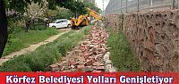 Körfez Belediyesi Yolları Genişletiyor