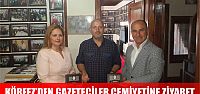 Körfez Belediyesinden gazeteciler cemiyetine ziyaret