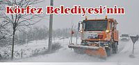 Körfez Belediyesinin Karla Mücadelesi Başladı