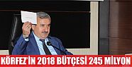  Körfez’in 2018 bütçesi 245 MİLYON LİRA