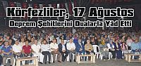  Körfezliler, 17 Ağustos Deprem Şehitlerini Dualarla Yâd Etti