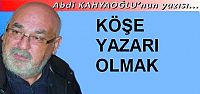 KÖŞE YAZARI OLMAK