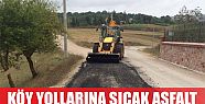  Köy yollarına sıcak asfalt