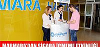 Marmara'dan sigara içmeme etkinliği 