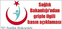 Sağlık Bakanlığı'ndan griple ilgili basın açıklaması