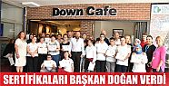  SERTİFİKALARINI BAŞKAN DOĞAN VERDİ