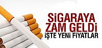 Sigaraya zam geldi