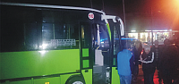 Silahını ve pompalı tüfeğini denemek istedi mahalle ayağa kalktı