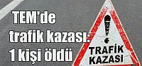  TEM'de trafik kazası: 1 kişi öldü