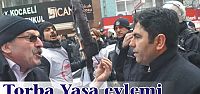 Torba Yasa eylemi polis engeline takıldı