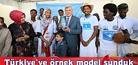 Türkiye'ye örnek model sunduk