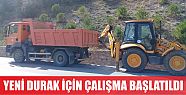  Yeni durak için çalışma başlatıldı