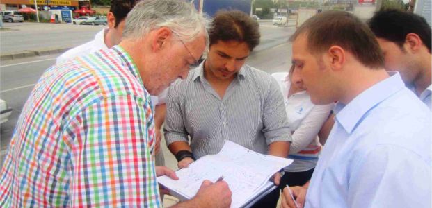 Trafik kazalarının yoğun olduğu kavşak noktaları incelendi