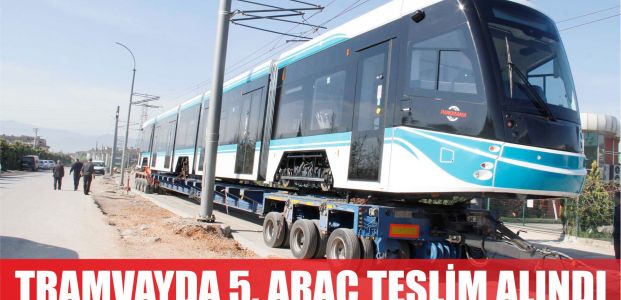  Tramvayda beşinci araç teslim alındı