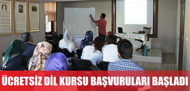  Ücretsiz dil kursları için kayıtlar başlıyor