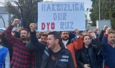 DYO BOYA FABRİKASINDA, 600 İŞÇİ GREVE ÇIKTI
