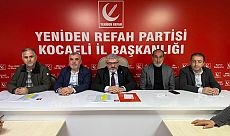 Yeniden Refah Partisi Kocaeli İl Başkanı Aydın; “Sürecin Takipçisi Olacağız” Mesajı