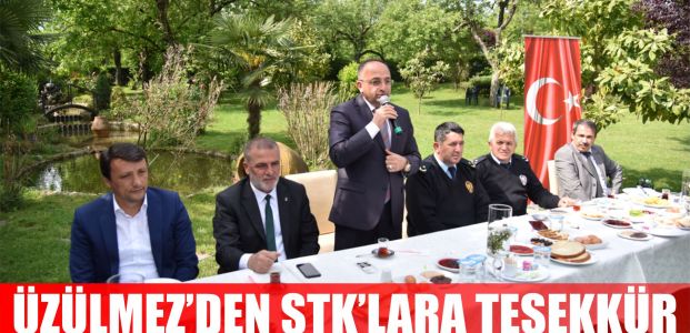 Üzülmez’den STK’lara Teşekkür