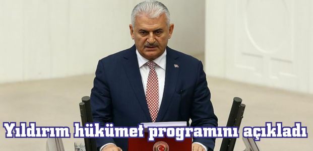  Yıldırım hükümet programını açıkladı